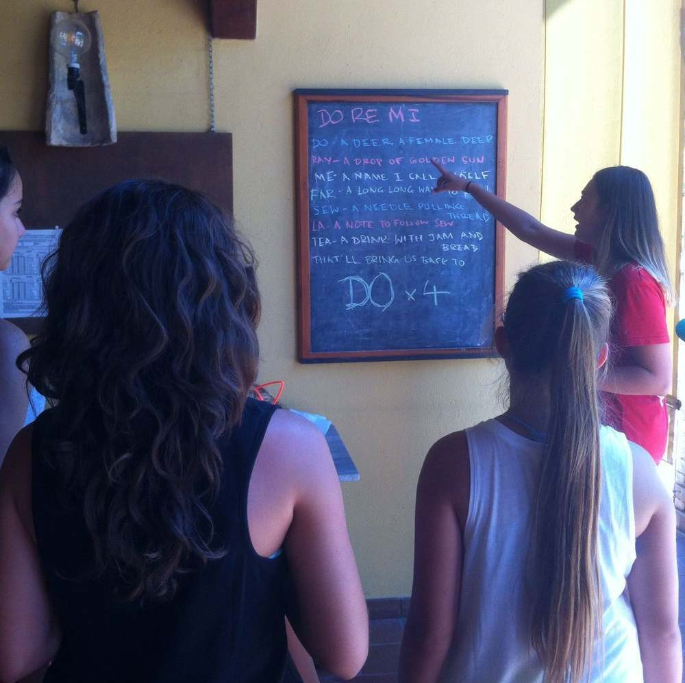 lezioni di canto in inglese